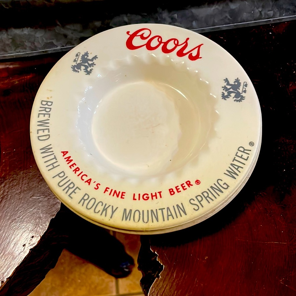 Coors vintage ash trays